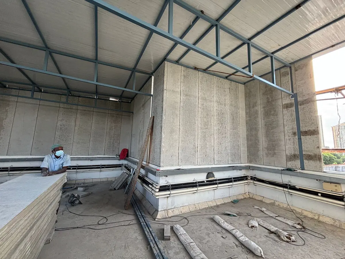 Commercial property maintenance work