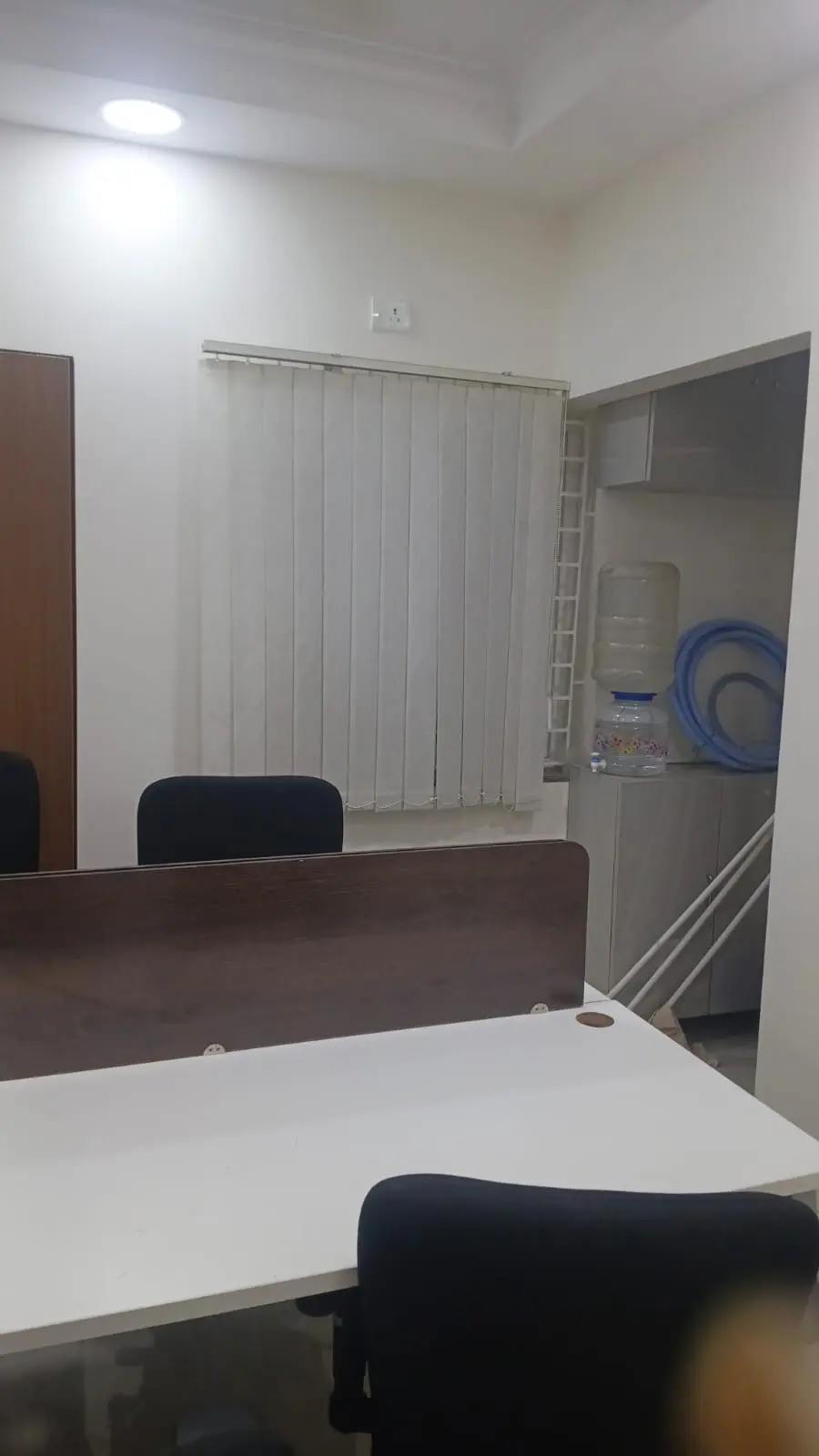 Vertical blinds after cleaning service