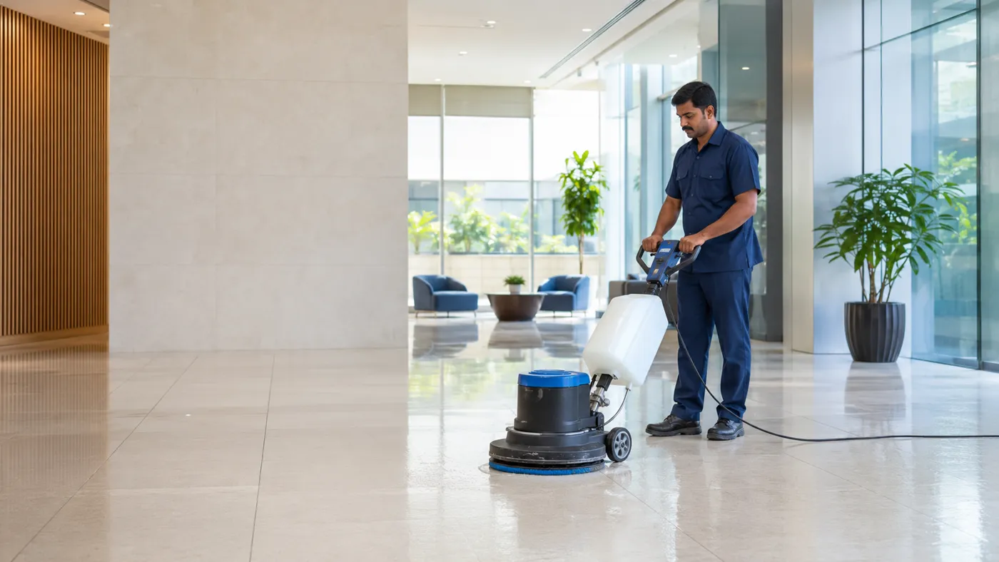 Floor Cleaning service by JPR Carpet Service in Chennai