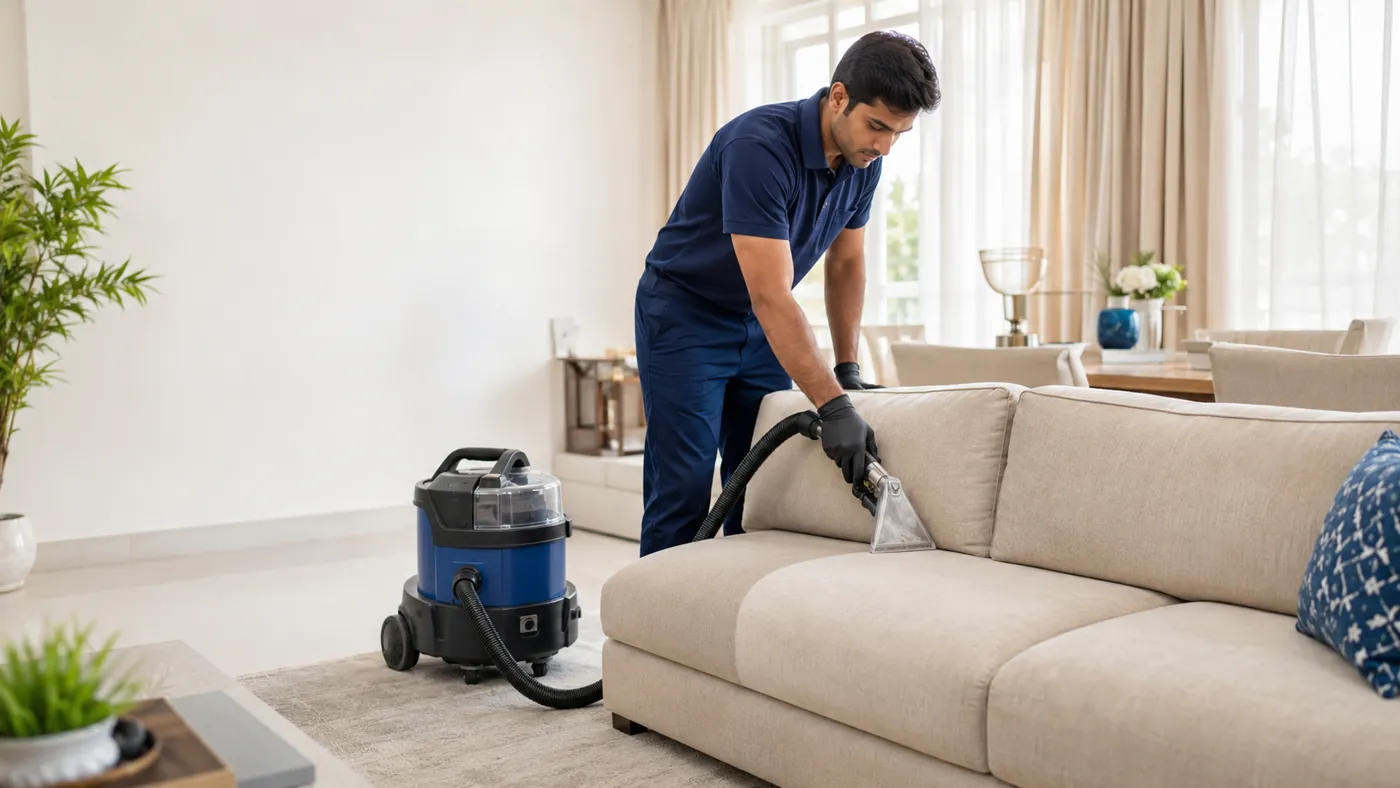 Sofa Cleaning service by JPR Carpet Service in Chennai